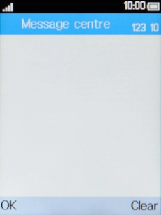 Key in +447785016005 and press the Left selection key.