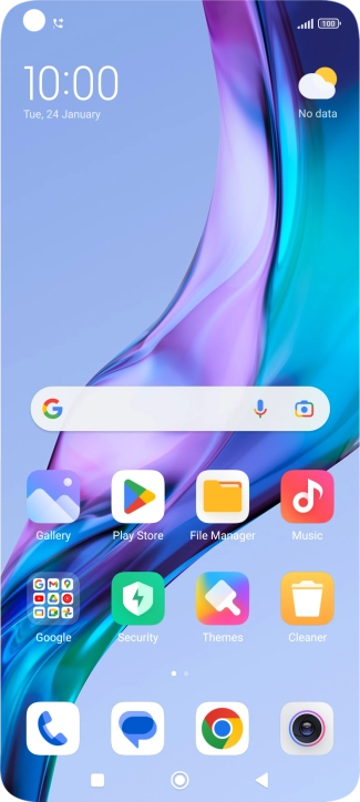 The divert icon shows that all incoming calls are diverted.