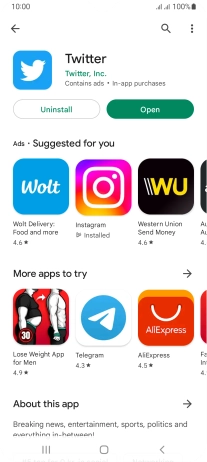 Press the Home key to return to the home screen.