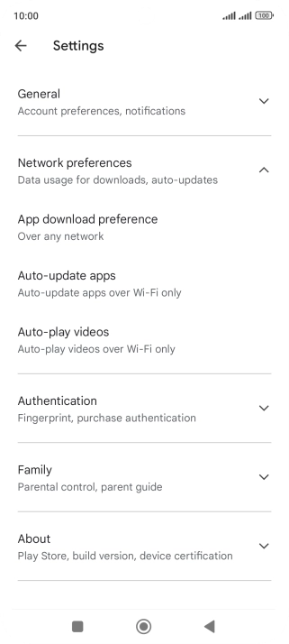 Press Auto-update apps.