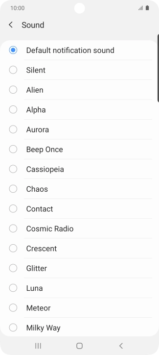 Press the required message tones to hear them.