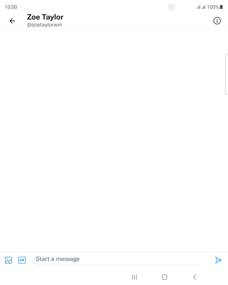 Press the text input field.