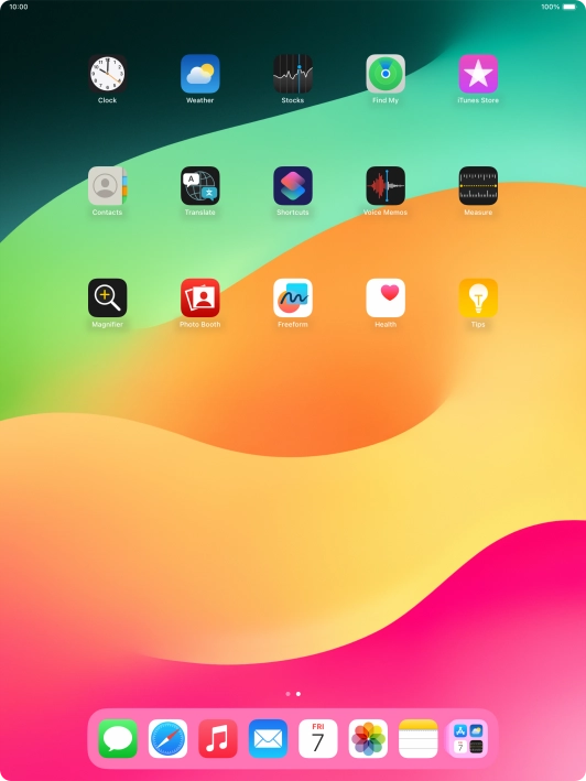 To add an application to Dock, press and hold the required application and drag it downwards to the left side of Dock.