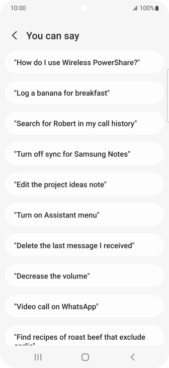 Press the Home key to return to the home screen.