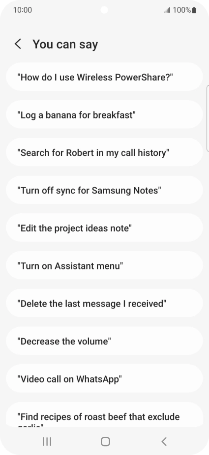 Press the Home key to return to the home screen.