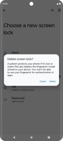 Press Delete.