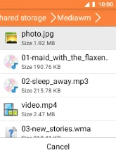 Select the required file.