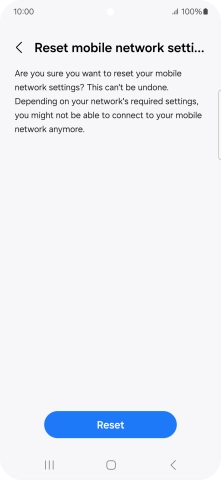 Press Reset.