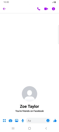 Press the text input field.
