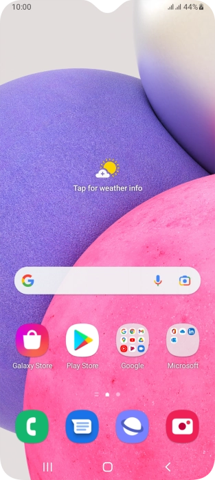 When the battery charging icon is displayed, the battery is charging.
