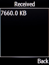 The incoming data usage is displayed.