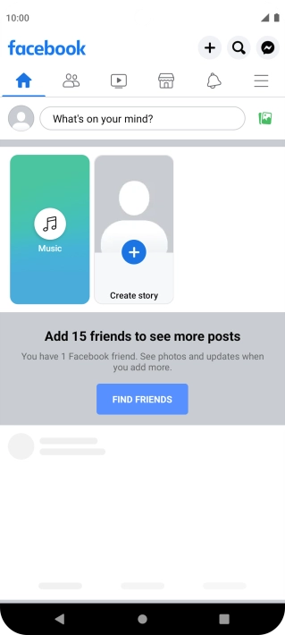 Press the text input field.