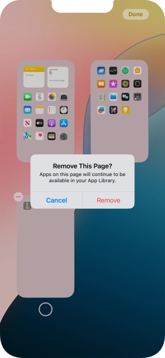 Press Remove.