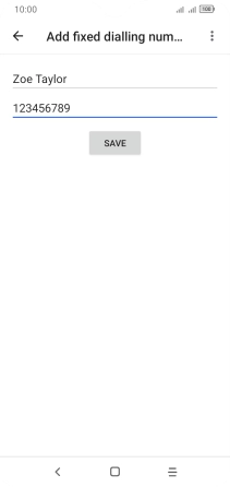 Press SAVE.