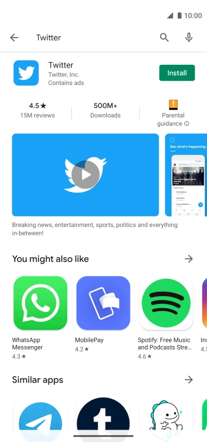 Press Twitter.