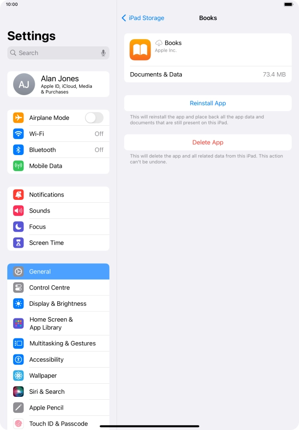 Slide your finger upwards starting from the bottom of the screen to return to the home screen.