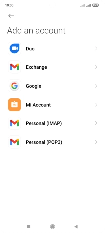 Press Google.