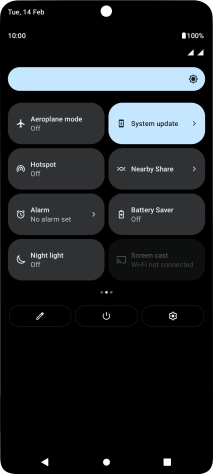 Press Aeroplane mode to turn the function on or off.