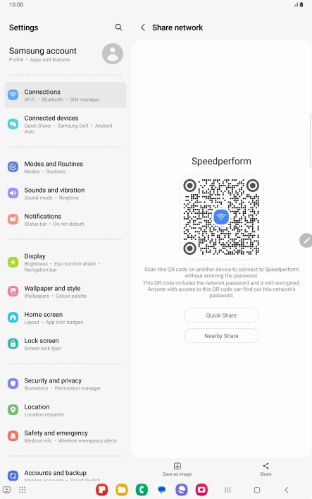 Place the QR code inside the camera frame on the other device to scan the code.
