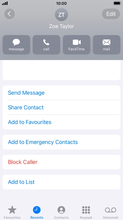 Press Block Caller.