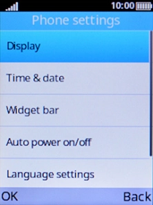 Select Language settings.