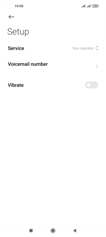 Press Voicemail number.