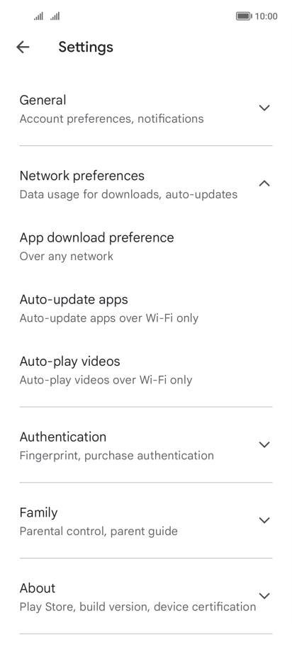 Press Auto-update apps.