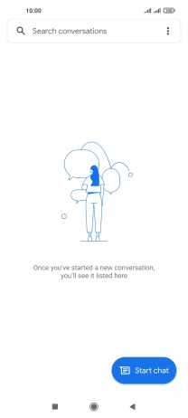 Press Start chat.