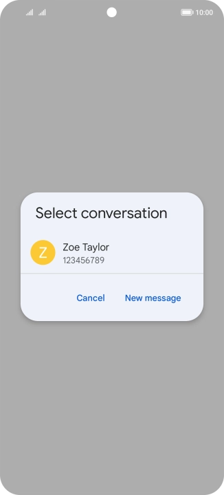 Press New message.