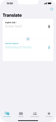 Press the first drop down list.