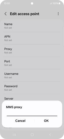 Key in 212.183.137.012 and press OK.