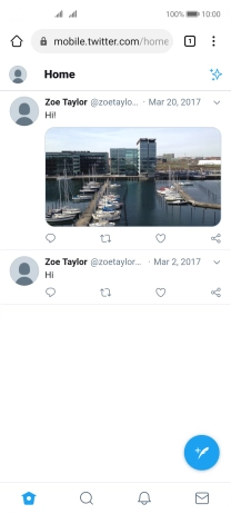 You can now use Twitter on your phone.