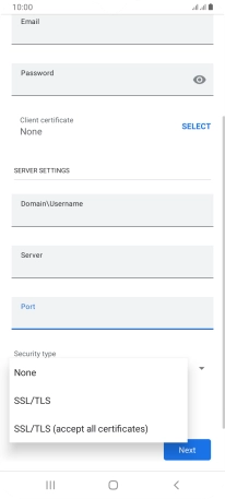 Press the required setting to turn the function on or off.