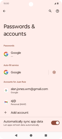 Press the Home key to return to the home screen.