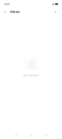 Press the add icon.