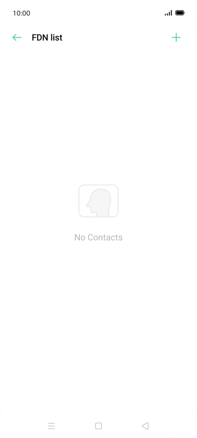 Press the add icon.