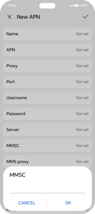 Key in http://mms.vodafone.co.uk/servlets/mms and press OK.