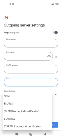 Press None.