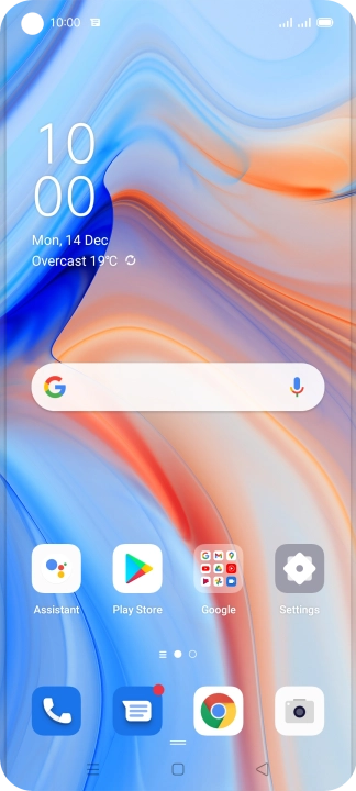 The text/picture message icon shows that you've received a new text or picture message.