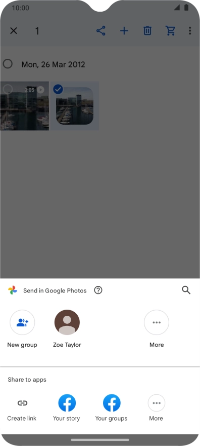 Press More.