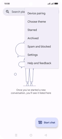 Press Settings.