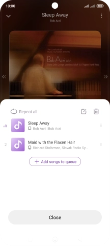 Press the add icon.