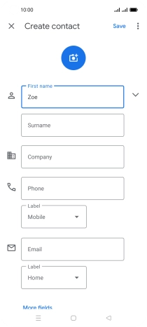 Press Surname and key in the required last name.