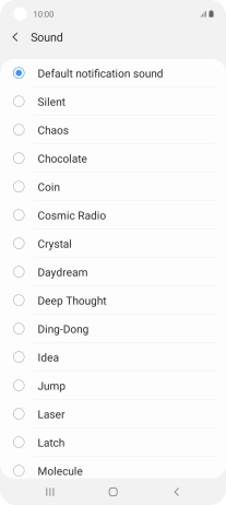 Press the required message tones to hear them.