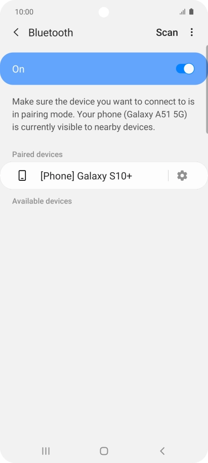 Press the Home key to return to the home screen.