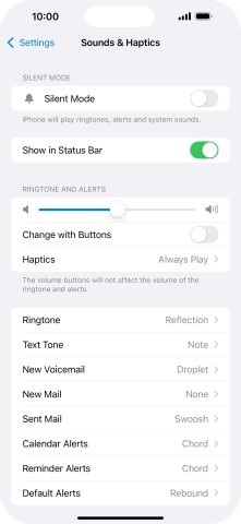 Press Ringtone.