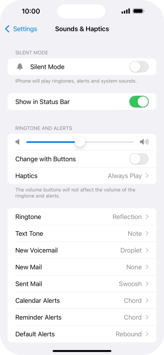Press Ringtone.