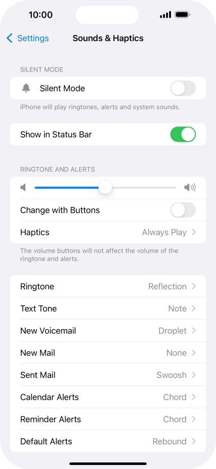Press Ringtone.