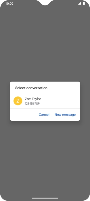Press New message.