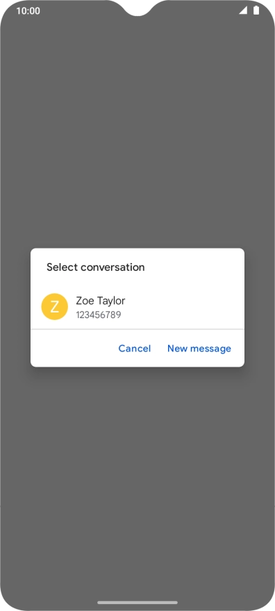 Press New message.